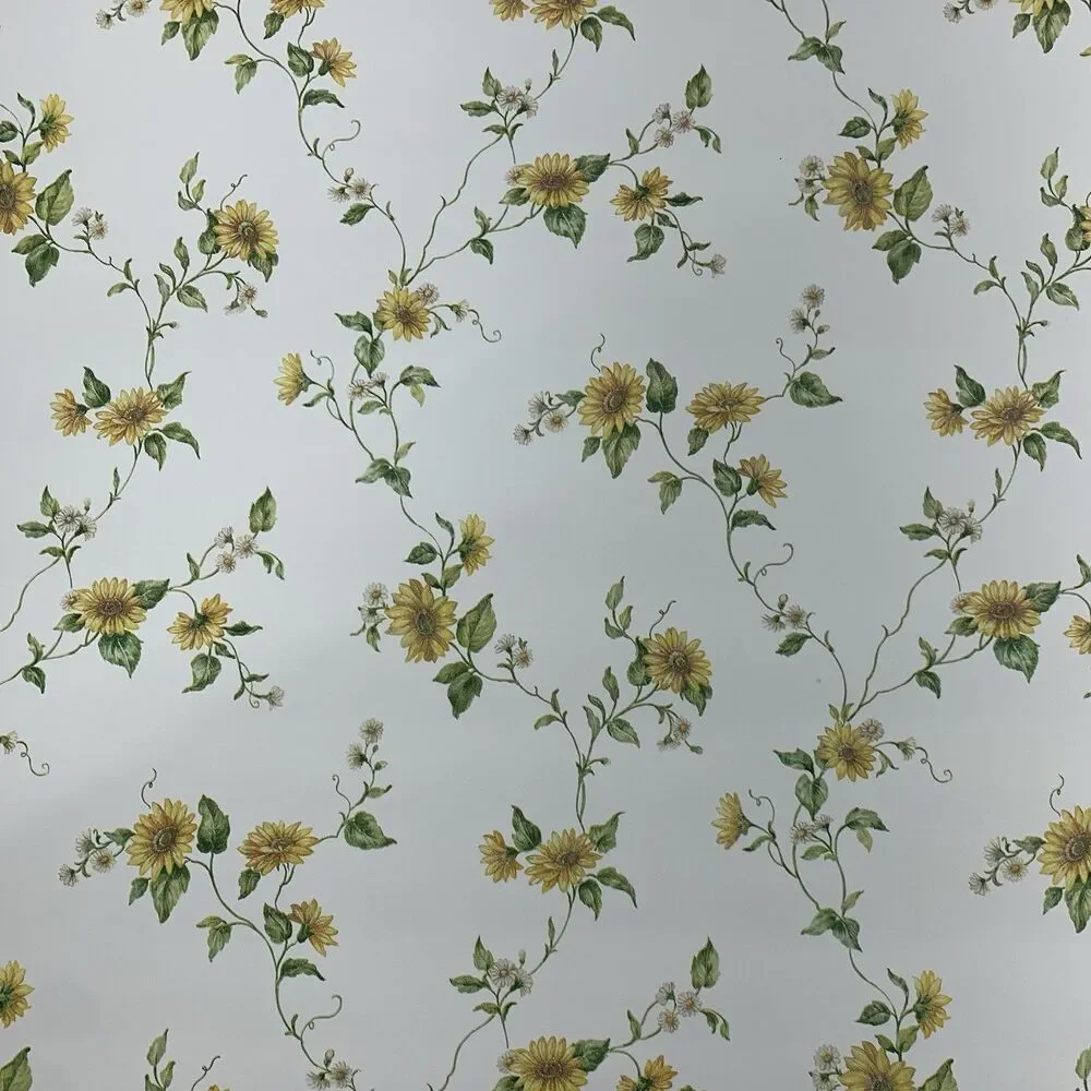 Waverly Floral Botanical Sunflower Wallpaper 5503964, 20.5” X 11yds